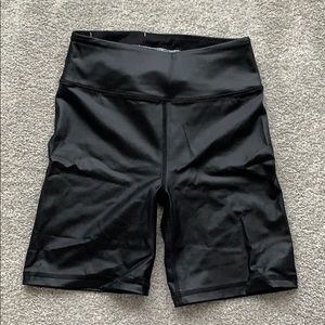 NWOT Metallic Black Victoria Sport Shorts